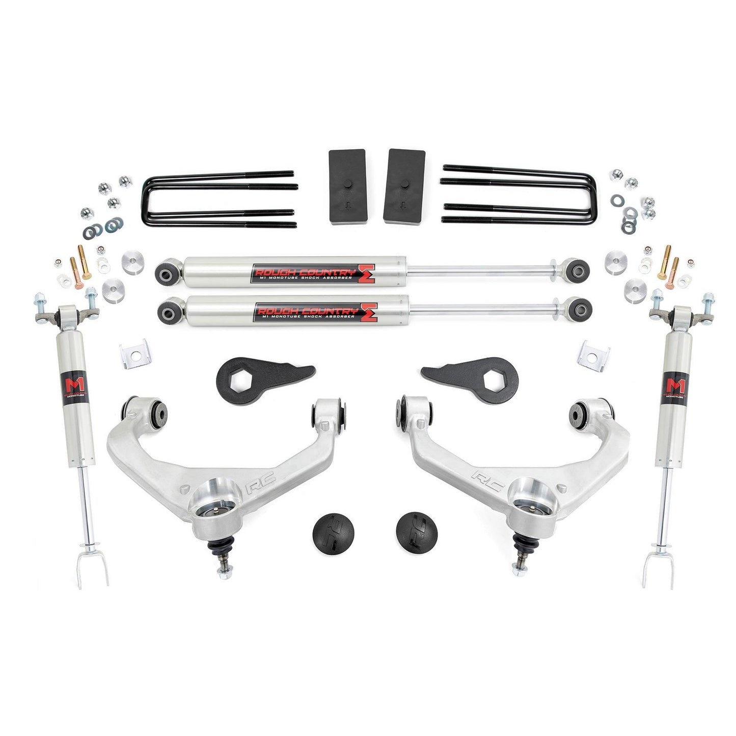 ROUGH COUNTRY 3.5 Inch Lift Kit | M1 | w/ Overloads | Chevy/GMC 2500HD/3500HD (11-19) | 97540
