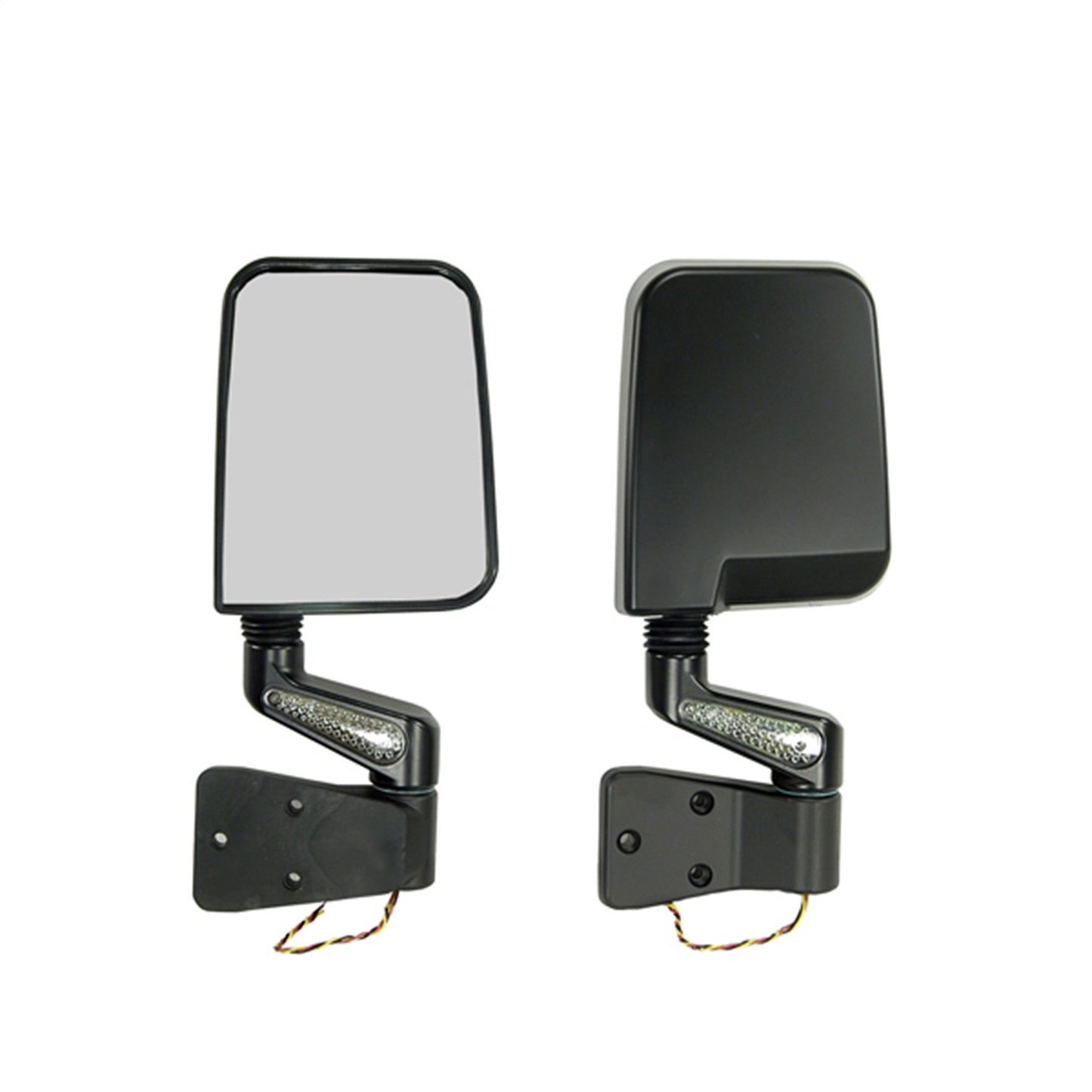 RUGGED RIDGE | 11015.01 | Led Mirror Pair, Black, 87-02 Wrangler