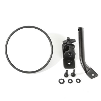 RUGGED RIDGE | 11025.19 | Stubby Trail Mirror, Round, Txt Blk; 97-17 Tj/Jk