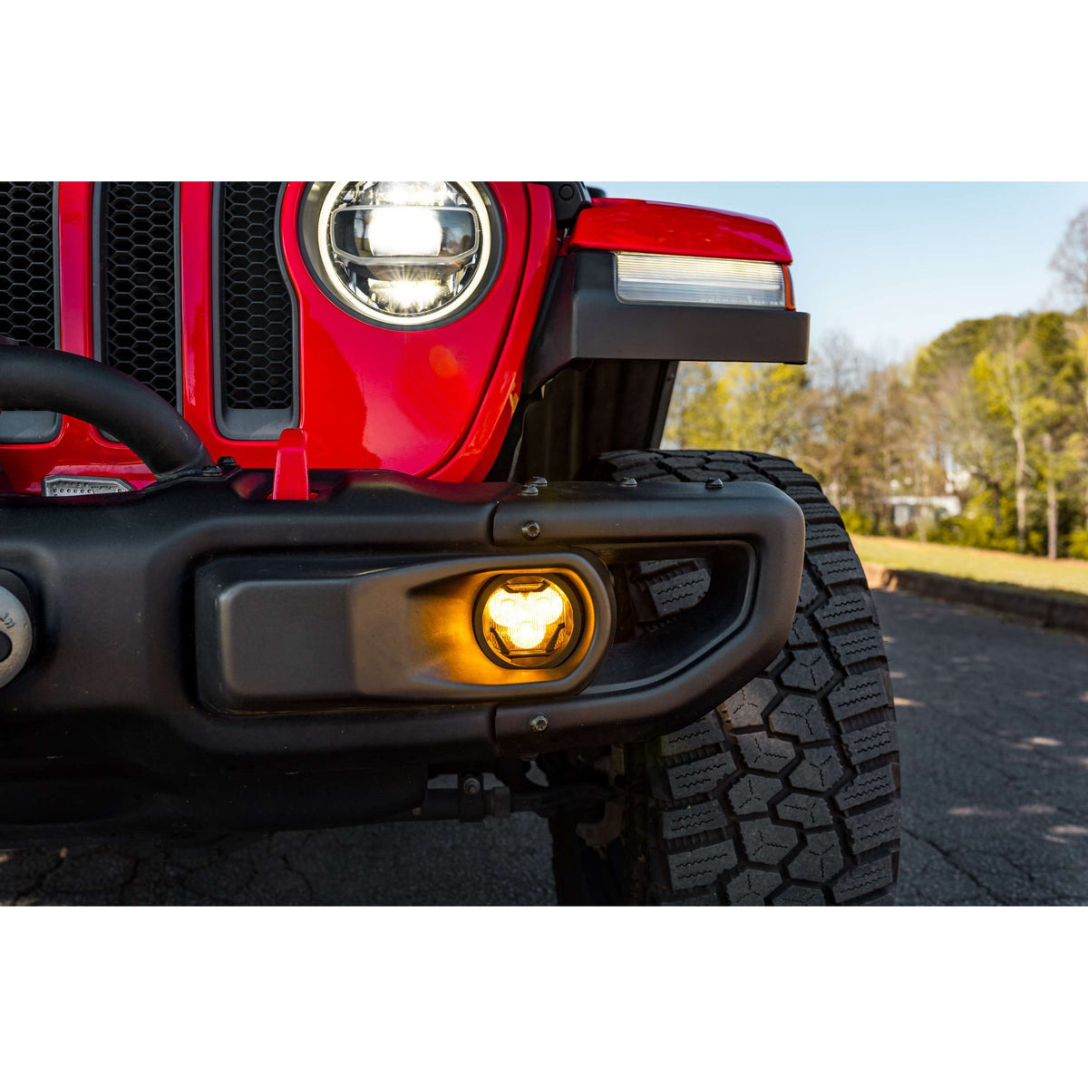 Morimoto 4Banger Fog Light Kit: 18+ JL/JT (NCS / Wide / Yellow / Set) product image 4