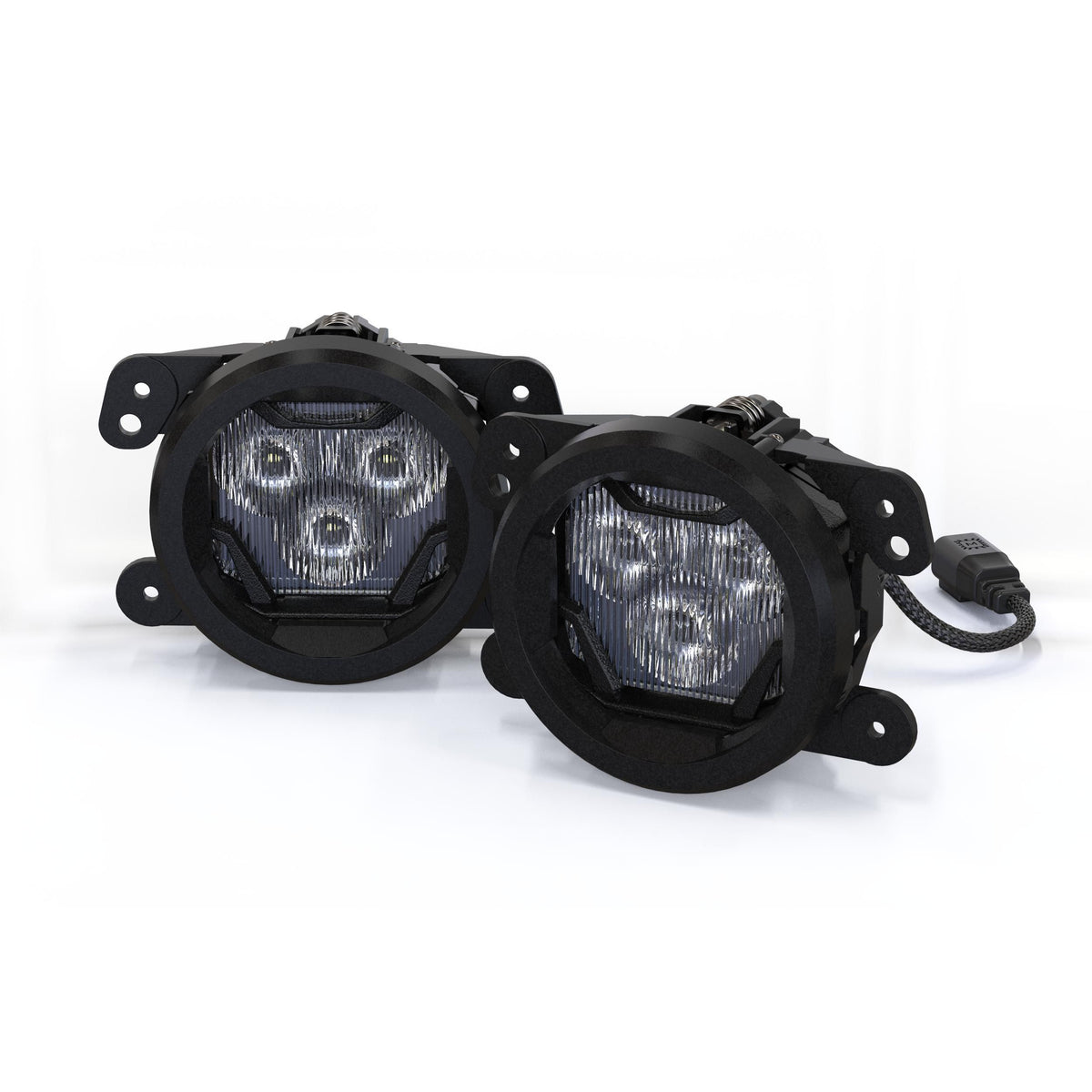 Morimoto 4Banger Fog Light Kit: 18+ JL/JT (NCS / Wide / White / Set)