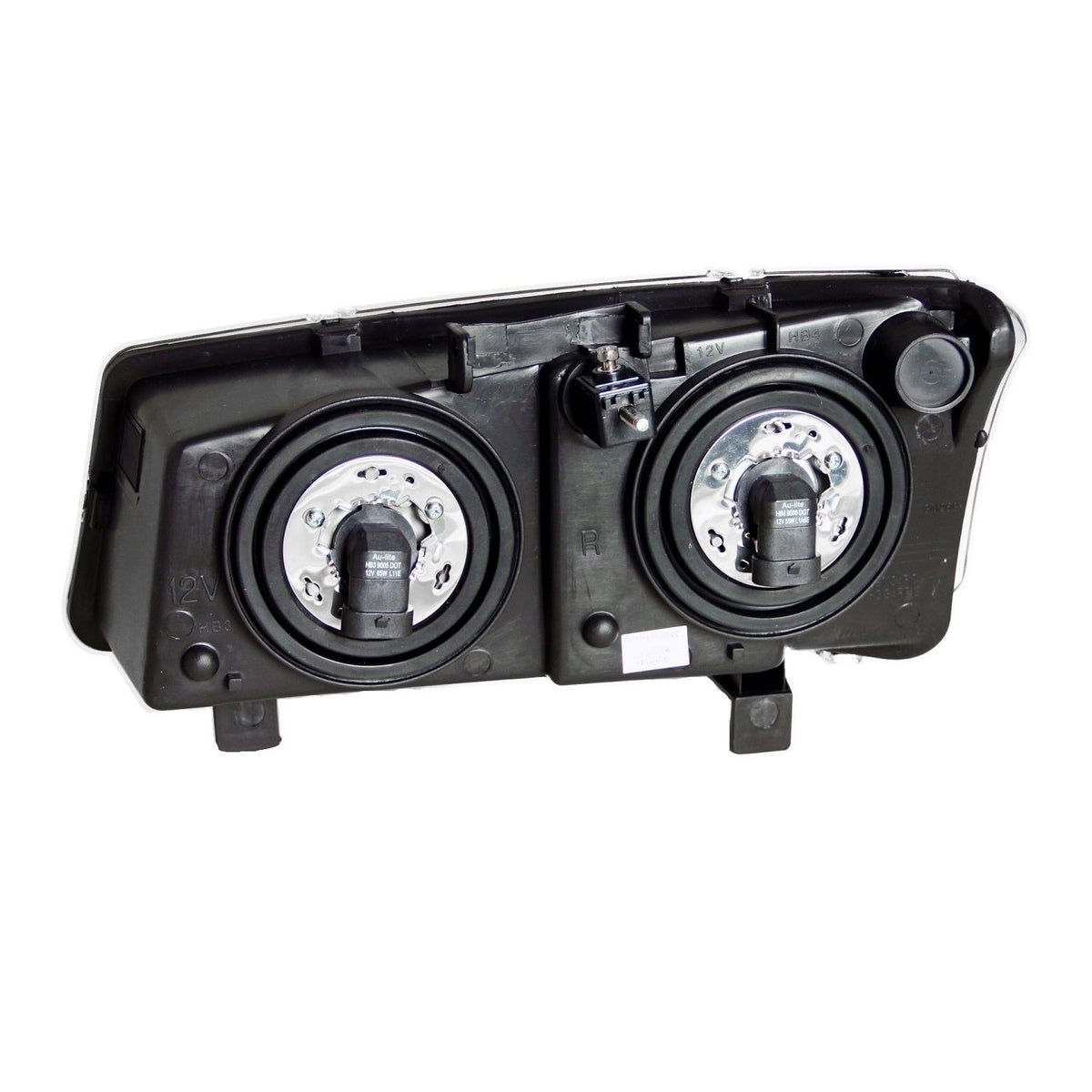 ANZO USA ZUKT_111010 Anzo ZUKT_111010 Crystal Headlight Set Clear Lens Chrome Housing
