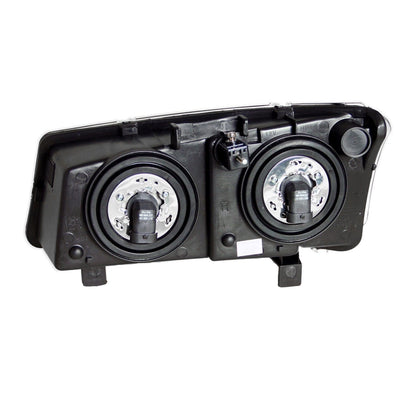ANZO USA ZUKT_111010 Anzo ZUKT_111010 Crystal Headlight Set Clear Lens Chrome Housing