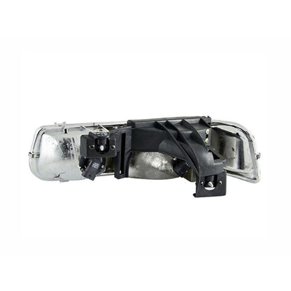 ANZO USA ZUKT_111011 Anzo ZUKT_111011 Crystal Headlight Set Clear Lens Chrome Housing