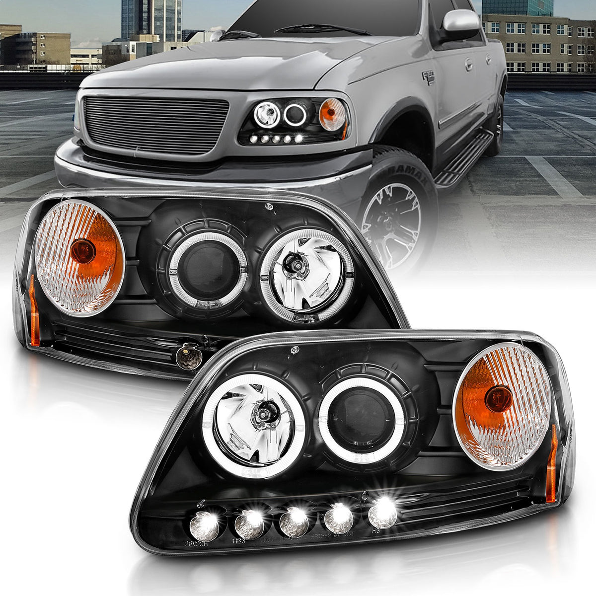 ANZO USA ZUKT_111031 Anzo ZUKT_111031 Projector Headlight Set