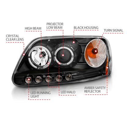 ANZO USA ZUKT_111031 Anzo ZUKT_111031 Projector Headlight Set