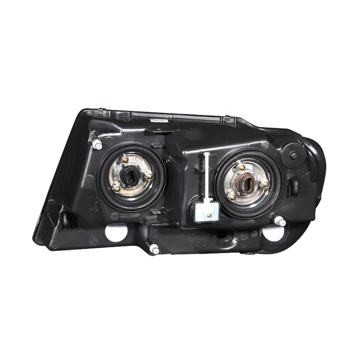 ANZO USA ZUKT_111042 Anzo ZUKT_111042 Crystal Headlight Set Clear Lens Black Housing