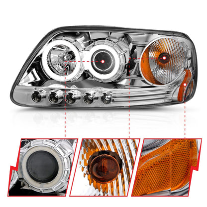 ANZO USA ZUKT_111054 Anzo ZUKT_111054 Projector Headlight Set