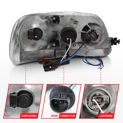 ANZO USA ZUKT_111097 Anzo ZUKT_111097 Projector Headlight Set