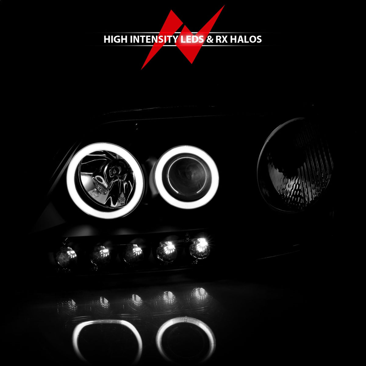 ANZO USA ZUKT_111097 Anzo ZUKT_111097 Projector Headlight Set