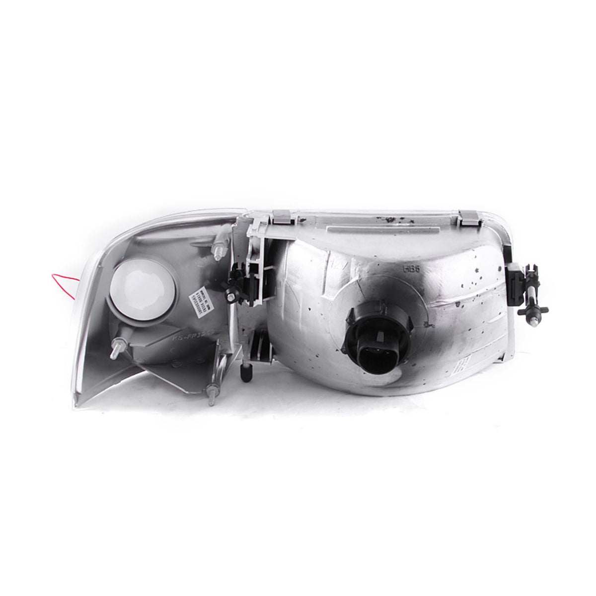 ANZO USA ZUKT_111119 Anzo ZUKT_111119 Crystal Headlight Set Clear Lens Chrome Housing
