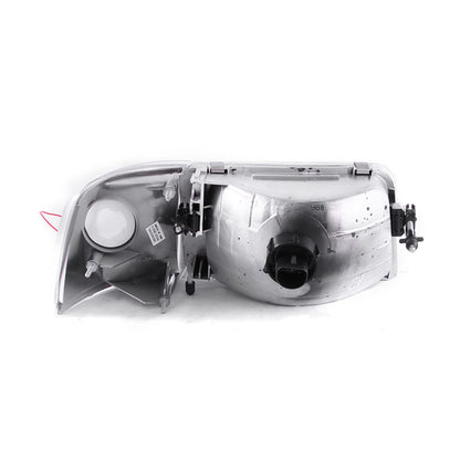 ANZO USA ZUKT_111119 Anzo ZUKT_111119 Crystal Headlight Set Clear Lens Chrome Housing