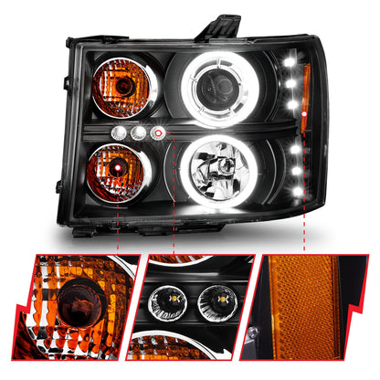 ANZO USA ZUKT_111125 Anzo ZUKT_111125 Projector Headlight Set