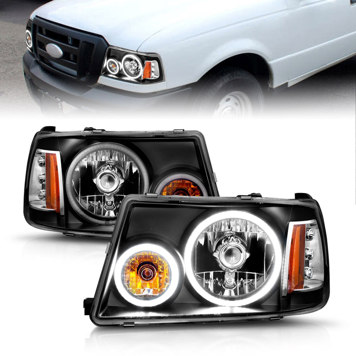 ANZO USA ZUKT_111152 Anzo ZUKT_111152 Crystal Headlight Set