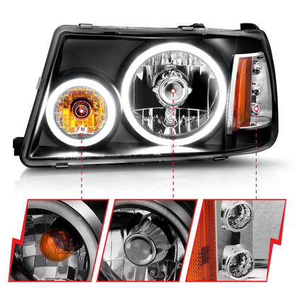 ANZO USA ZUKT_111152 Anzo ZUKT_111152 Crystal Headlight Set