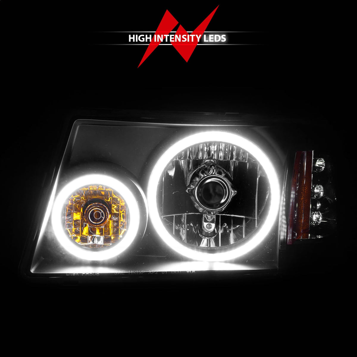 ANZO USA ZUKT_111152 Anzo ZUKT_111152 Crystal Headlight Set