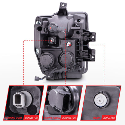 ANZO USA ZUKT_111168 Anzo ZUKT_111168 Projector Headlight Set