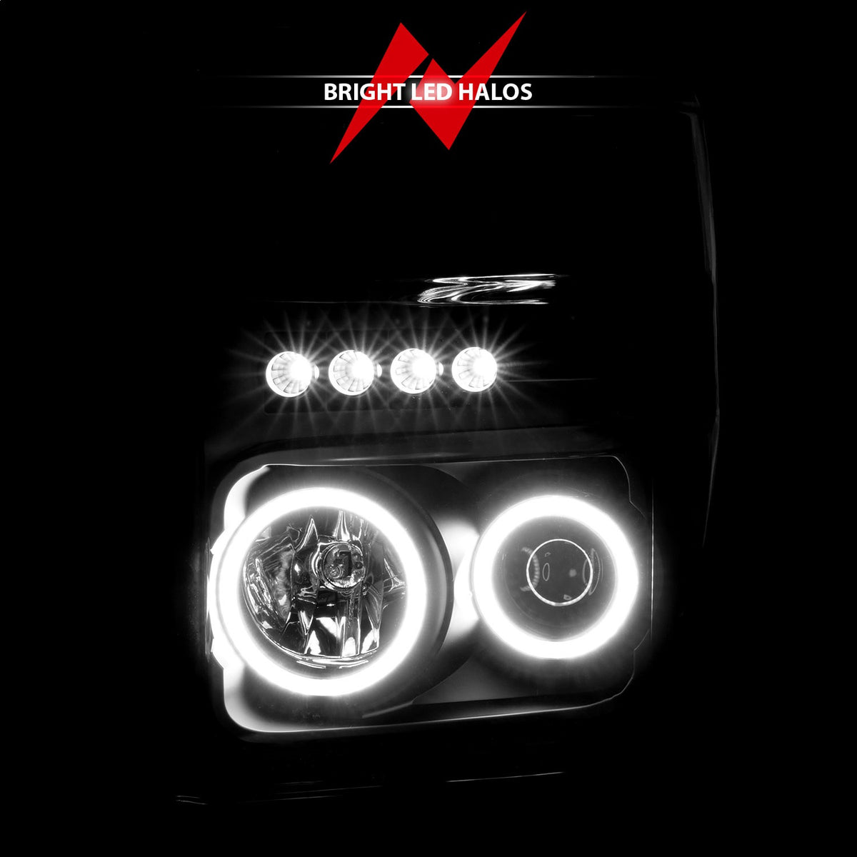 ANZO USA ZUKT_111168 Anzo ZUKT_111168 Projector Headlight Set
