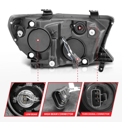 ANZO USA ZUKT_111174 Anzo ZUKT_111174 Projector Headlight Set