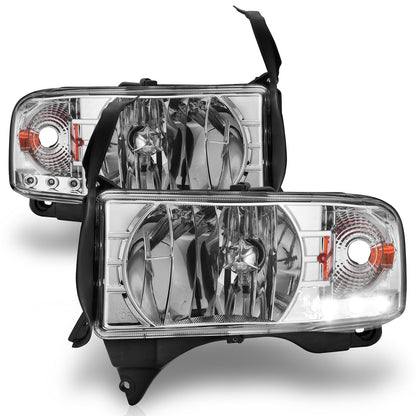 ANZO USA ZUKT_111206 Anzo ZUKT_111206 Crystal Headlight Set Clear for Ram 1500 for 111206