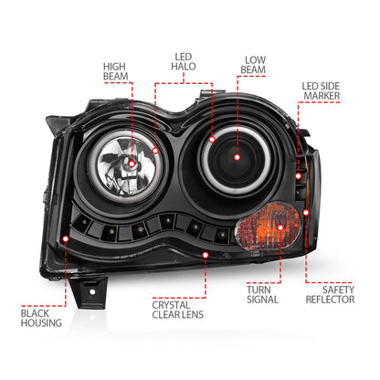 ANZO USA ZUKT_111213 Anzo ZUKT_111213 Projector Headlight Set