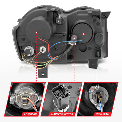 ANZO USA ZUKT_111213 Anzo ZUKT_111213 Projector Headlight Set