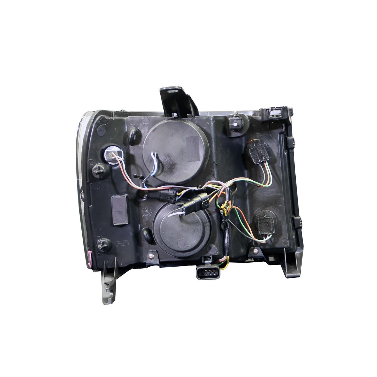 ANZO USA ZUKT_111284 Anzo ZUKT_111284 Projector Headlight Set Clear Lens Black Housing