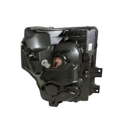 ANZO USA ZUKT_111292 Anzo ZUKT_111292 Projector Headlight Set Clear Lens Black Housing