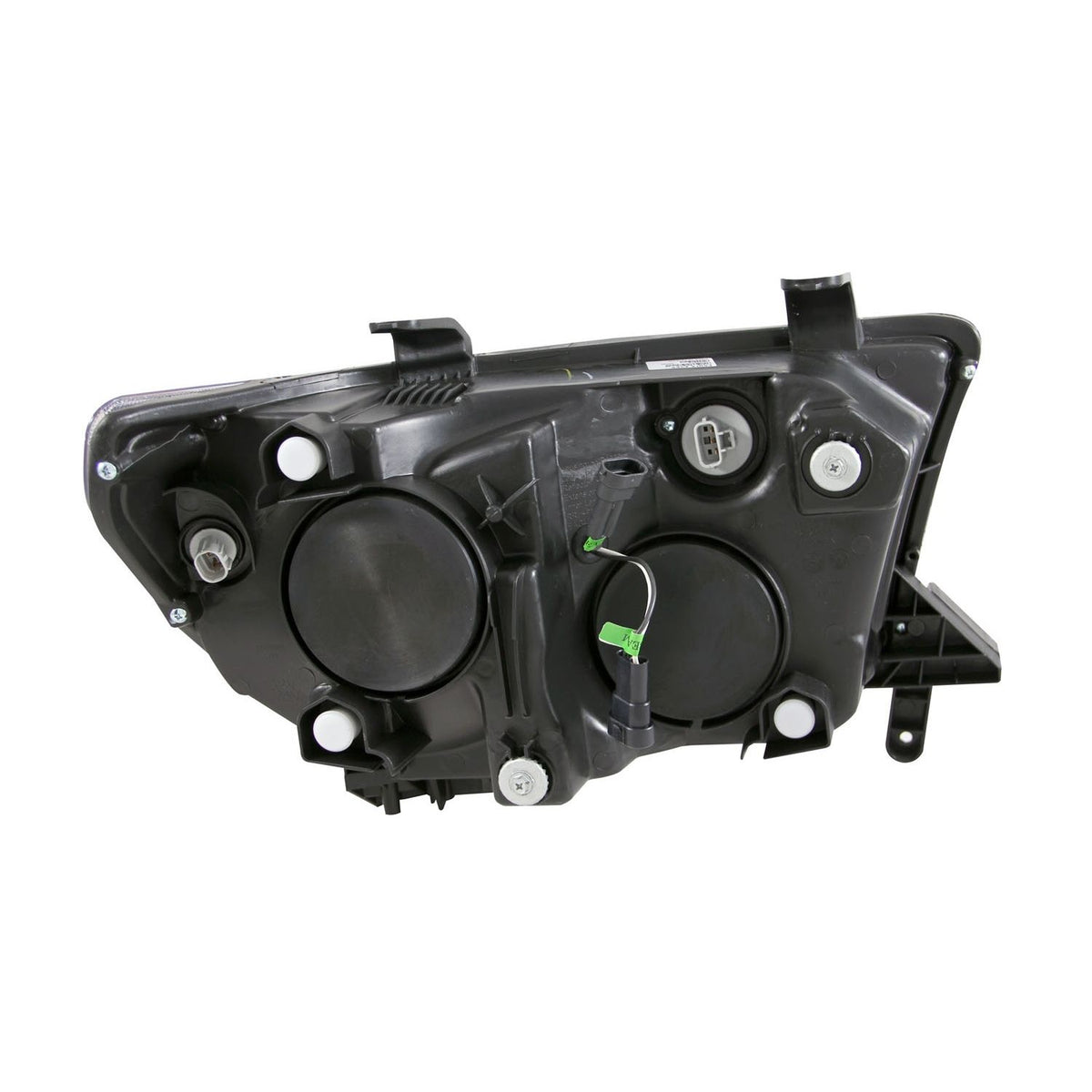 ANZO USA ZUKT_111294 Anzo ZUKT_111294 Projector Headlight Set Clear Lens Black Housing