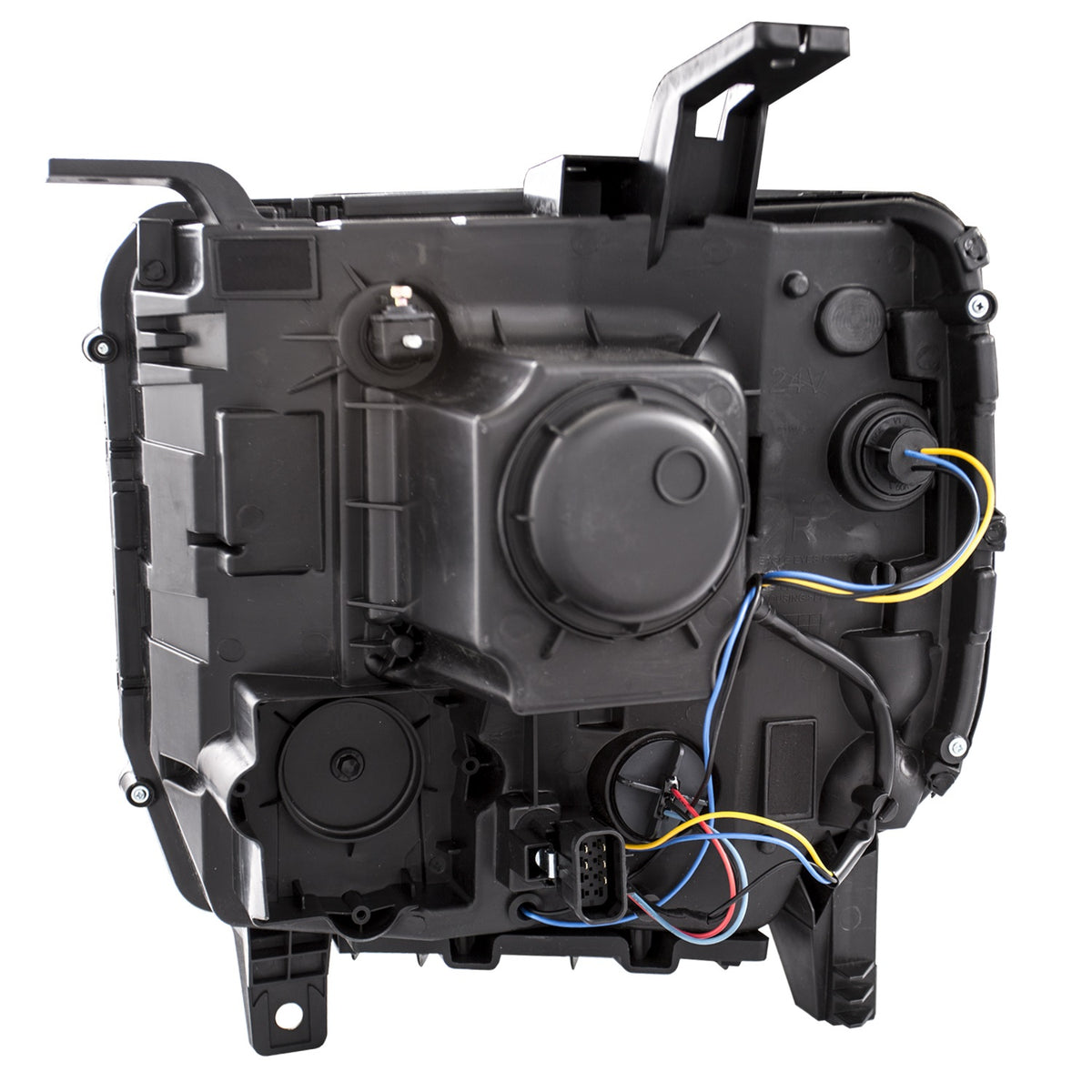 ANZO USA ZUKT_111316 Anzo ZUKT_111316 Projector Headlight Set Clear Lens Black Housing