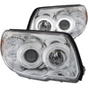Anzo USA | Projector Headlight Set Clear Lens Chrome Housing w/U-Bar Pair | Fits 4Runner | 111321