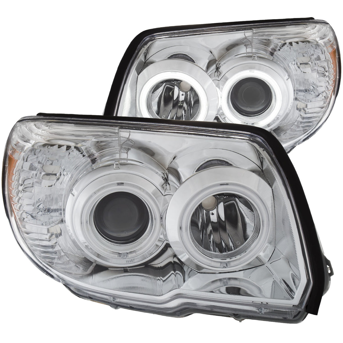 ANZO USA ZUKT_111321 Anzo ZUKT_111321 Projector Headlight Set Clear Lens Chrome