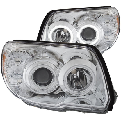 ANZO USA ZUKT_111321 Anzo ZUKT_111321 Projector Headlight Set Clear Lens Chrome