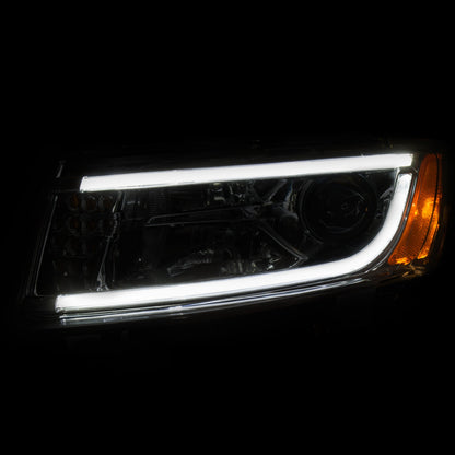 ANZO USA ZUKT_111328 Anzo ZUKT_111328 Projector Headlight Set Clear Lens Chrome
