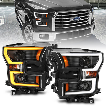 ANZO USA ZUKT_111357 Anzo ZUKT_111357 Projector Headlight Set Clear Lens