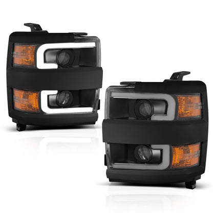 ANZO USA ZUKT_111364 Anzo ZUKT_111364 Projector Headlight Set Clear Lens