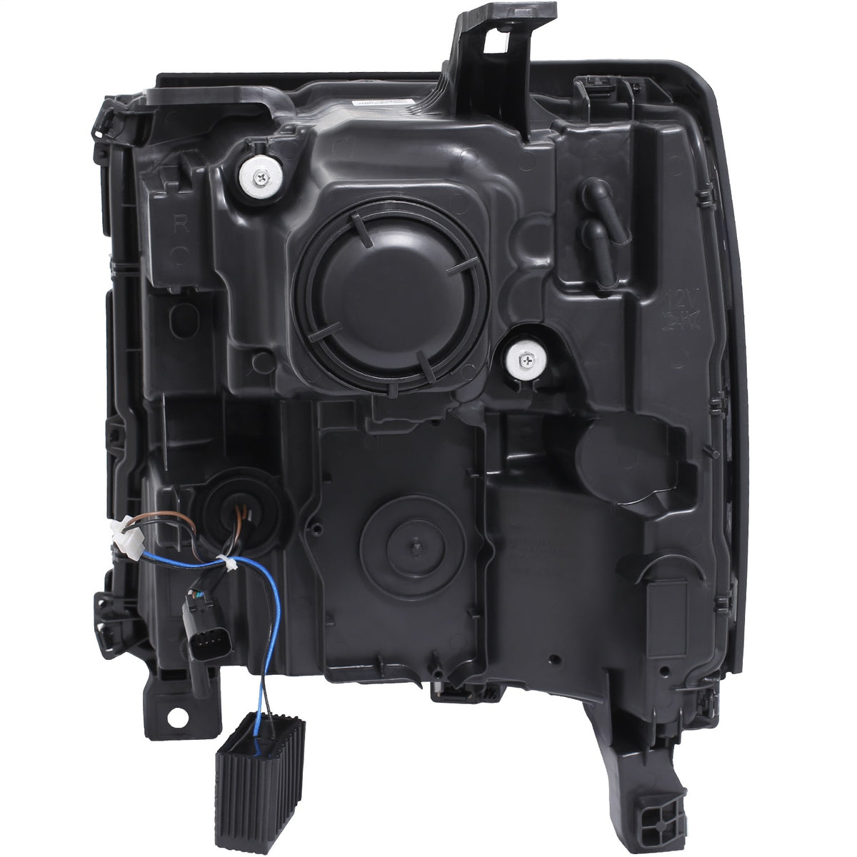 ANZO USA ZUKT_111373 Anzo ZUKT_111373 Projector Headlight Set Clear Lens Black Housing