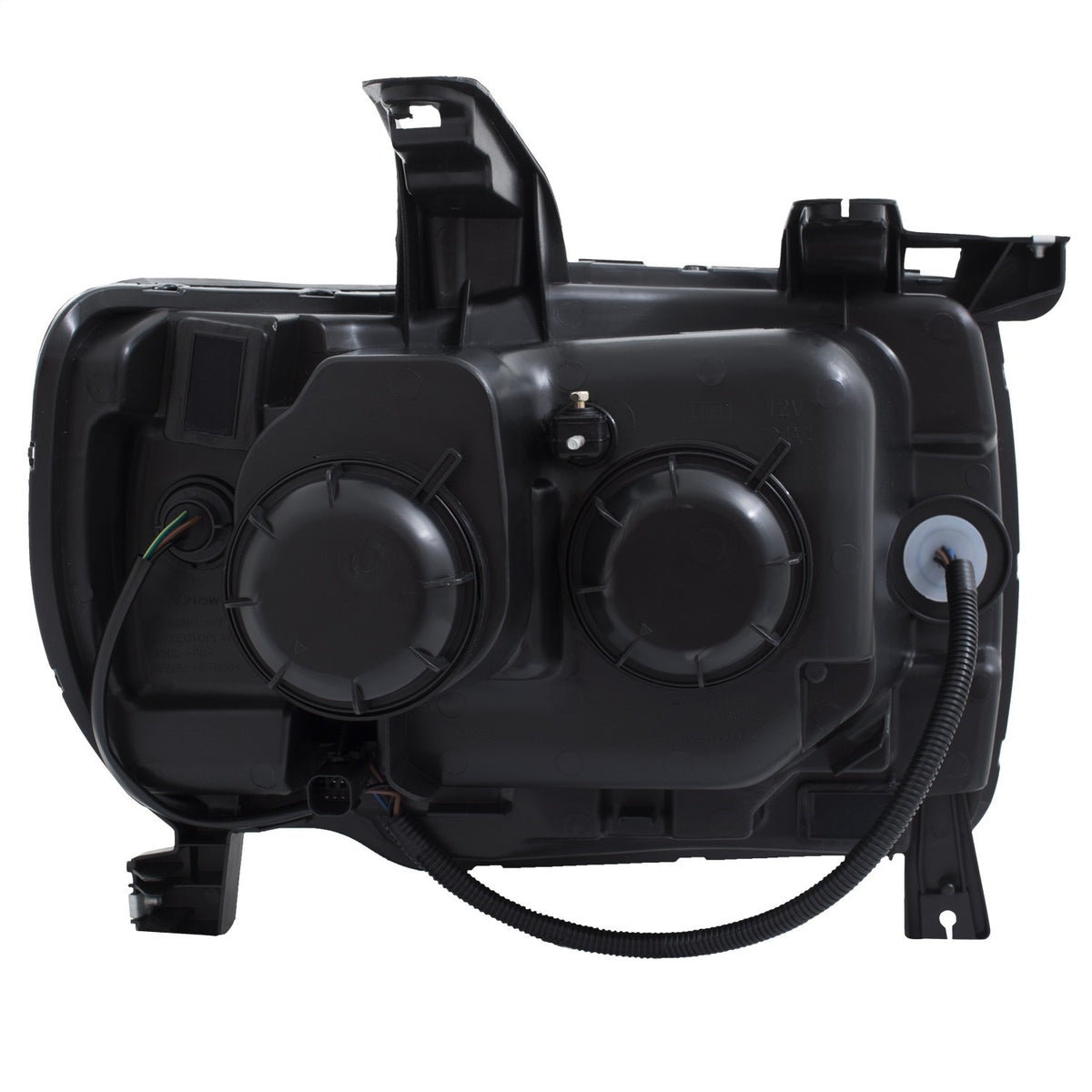 ANZO USA ZUKT_111382 Anzo ZUKT_111382 Projector Headlight Set Plank Style Clear Lens
