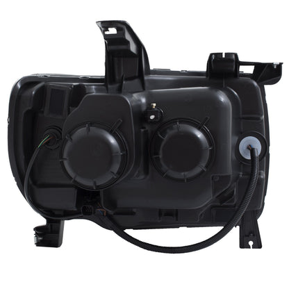 ANZO USA ZUKT_111382 Anzo ZUKT_111382 Projector Headlight Set Plank Style Clear Lens