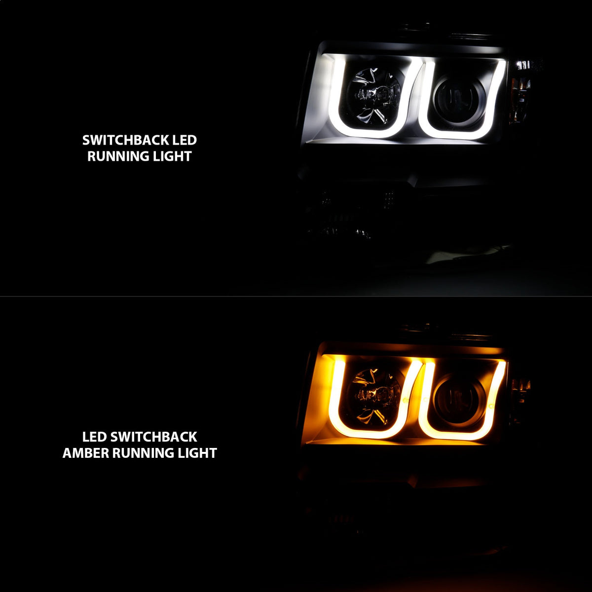 ANZO USA ZUKT_111383 Anzo ZUKT_111383 Projector Headlight Set Black