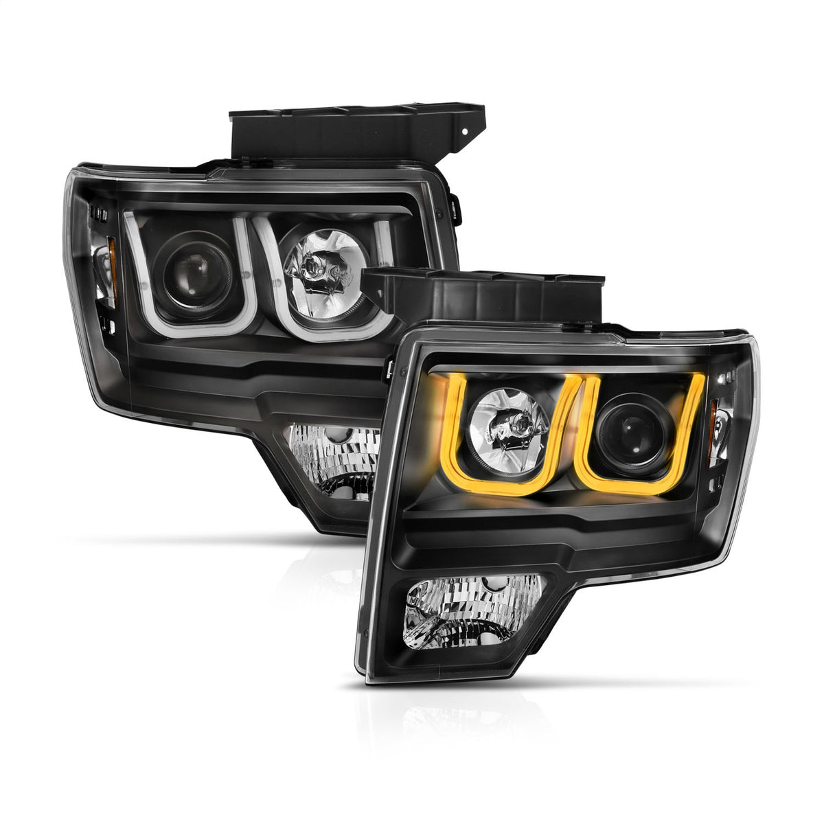 ANZO USA ZUKT_111383 Anzo ZUKT_111383 Projector Headlight Set Black