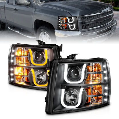 ANZO USA ZUKT_111384 Anzo ZUKT_111384 Projector Headlight Set Black