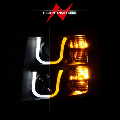 ANZO USA ZUKT_111384 Anzo ZUKT_111384 Projector Headlight Set Black