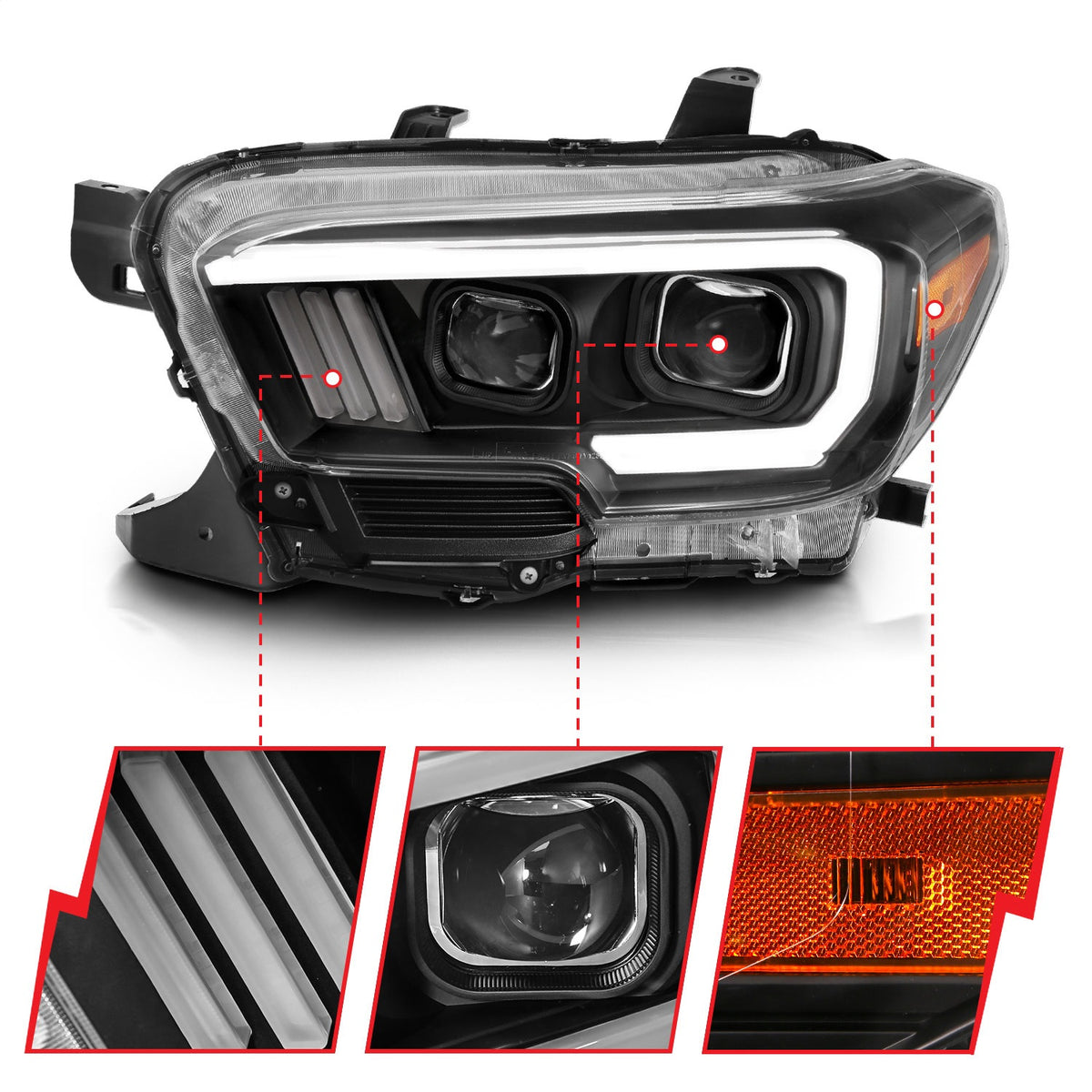 ANZO USA ZUKT_111396 Anzo ZUKT_111396 Projector Headlight Set