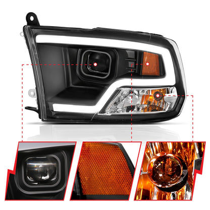 ANZO USA ZUKT_111404 Anzo ZUKT_111404 Projector Headlight Set for Ram 1500 for 111404