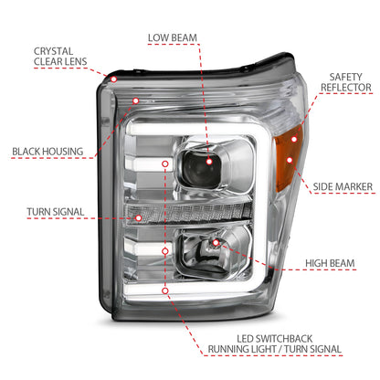 ANZO USA ZUKT_111407 Anzo ZUKT_111407 Projector Headlight Set