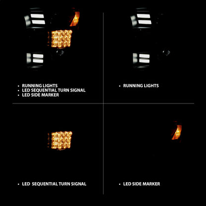 ANZO USA ZUKT_111408 Anzo ZUKT_111408 Projector Headlight Set