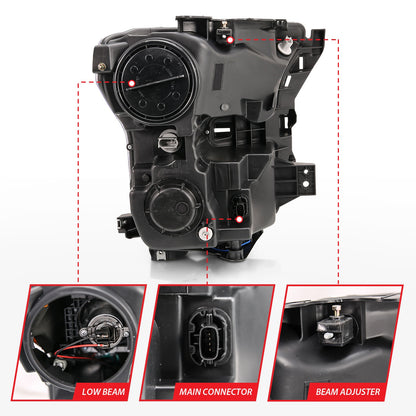 ANZO USA ZUKT_111409 Anzo ZUKT_111409 Projector Headlight Set