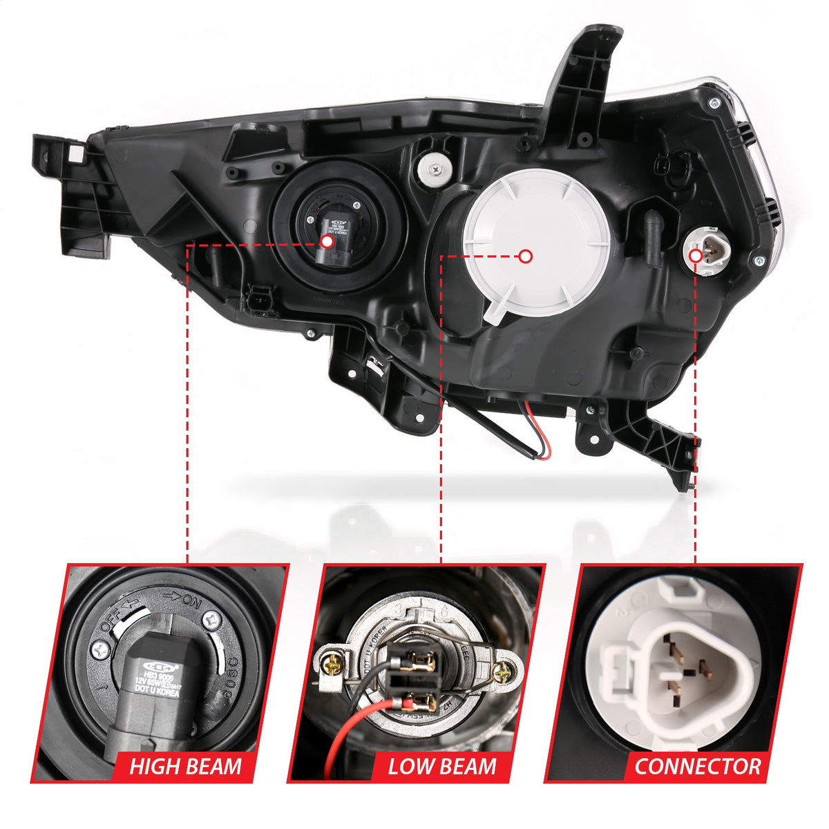 ANZO USA ZUKT_111416 Anzo ZUKT_111416 Projector Headlight Set