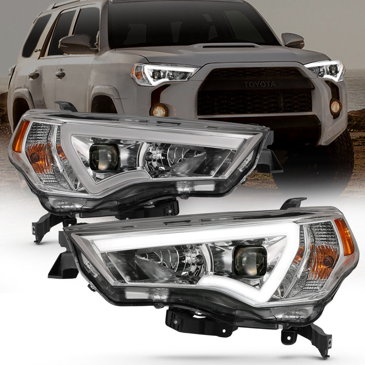 ANZO USA ZUKT_111417 Anzo ZUKT_111417 Projector Headlight Set